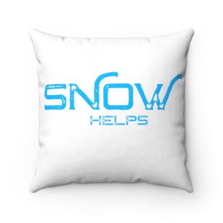 Snow Helps - Spun Polyester Square Pillow