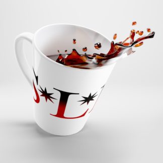 Sled Stars Latte mug