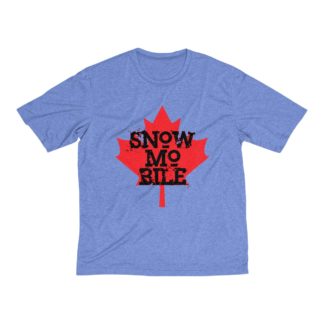 Snowmobile and Maple Leaf - Dri-Fit Tee
