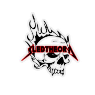Sled Theory Skull - Kiss-Cut Stickers