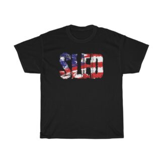 Sled USA Flag Heavy Cotton Tee