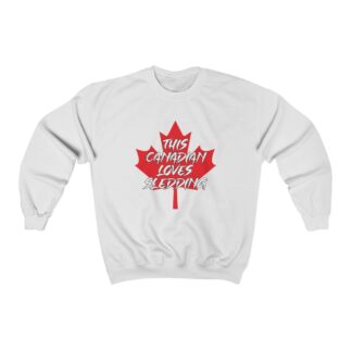 Maple Leaf Sledding - Heavy Crewneck Sweatshirt