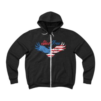 USA Sled Free Sponge Fleece Full-Zip Hoodie