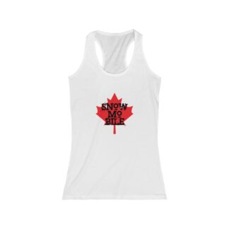 Canada Maple Leaf Snowmobile - Women's Racerback Tank