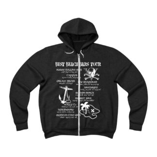 Beach Bar Tour Free Sponge Fleece Full-Zip Hoodie