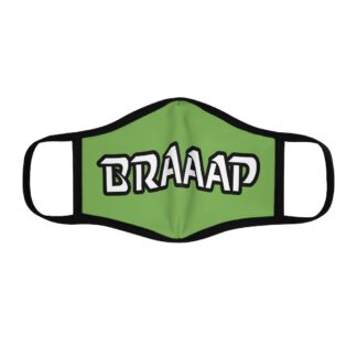 Braaap Fitted Face Mask - Green