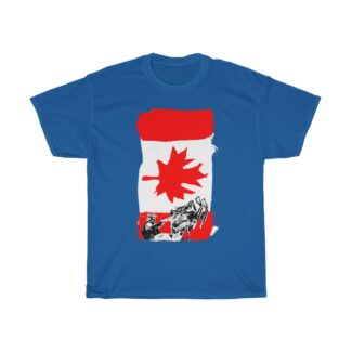 Sledder with Canada Flag Tshirt
