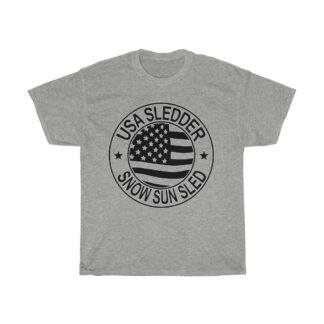 USA Sledder Snow Sun Sled Tee