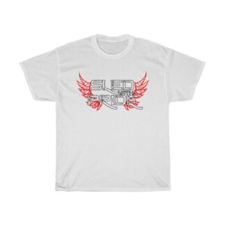 Sled with Pride Wings Heavy Cotton Tee