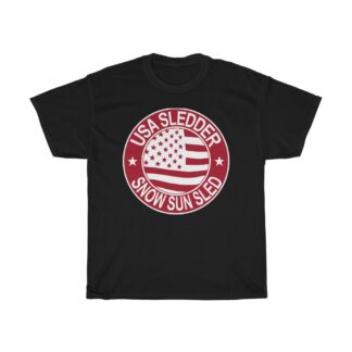 USA Sledder Tshirt - Snow Sun Sled