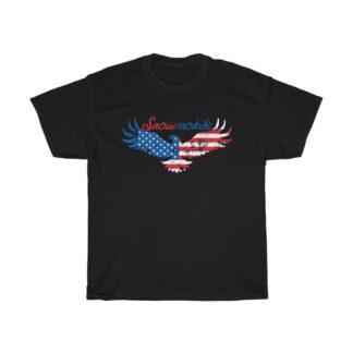 Snowmobile Eagle Color - Cotton Tee