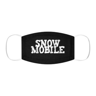 Snowmobile Fitted Face Mask - White